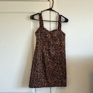 Zara leopard print dress